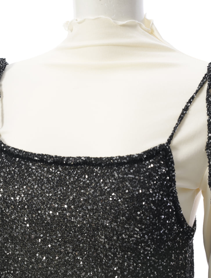 fifth プルオーバーセットラメニットキャミ | 人気レディース