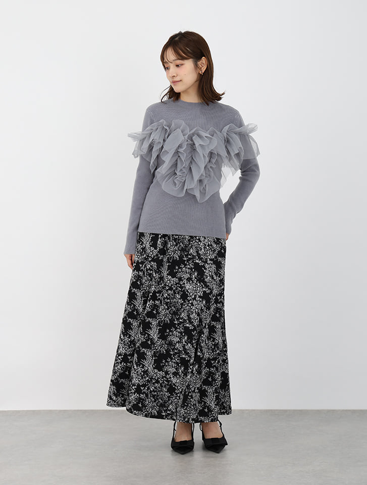 fifth チュールフリルニットプルオーバー | 人気レディース