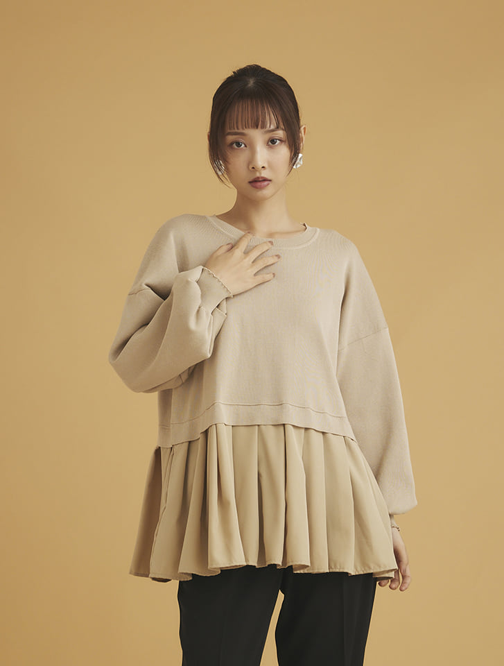 タグ付き LILYBROWN オーガンジードッキングニットトップス LILYBROWN オーガンジードッキングニットトップス - メルカリ
