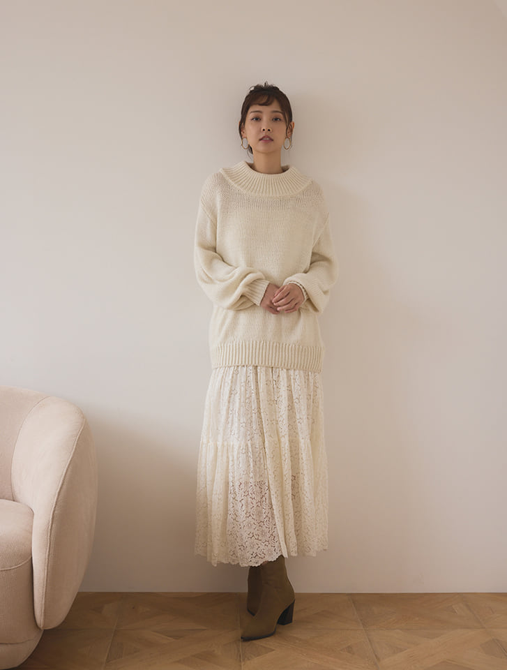 morphose初期　両山レースティアードスカート fifth レースティアードスカート | 人気レディースファッション通販