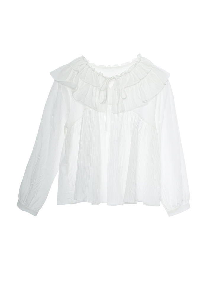 45アール カットワークブラウス 45Rスーピマバチストのカットワークブラウス: WOMEN｜45R