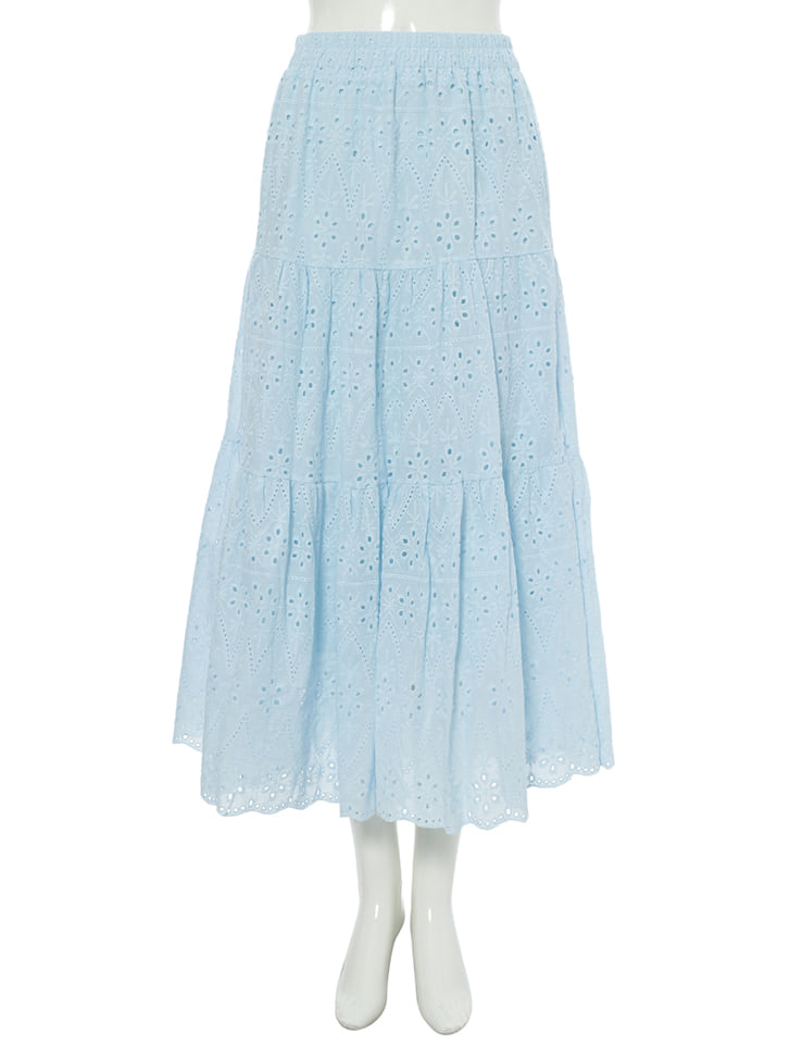 HERMES セリエ コットンスカート コットンリバーレース タイトスカート（M5S16511＿＿