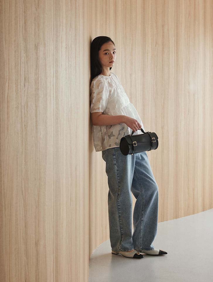 TICCA シアーデザインブラウス TICCA シアーデザインブラウス