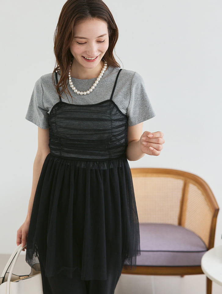 Viviano x jurk チュールキャミトップス - メルカリ - トップス 