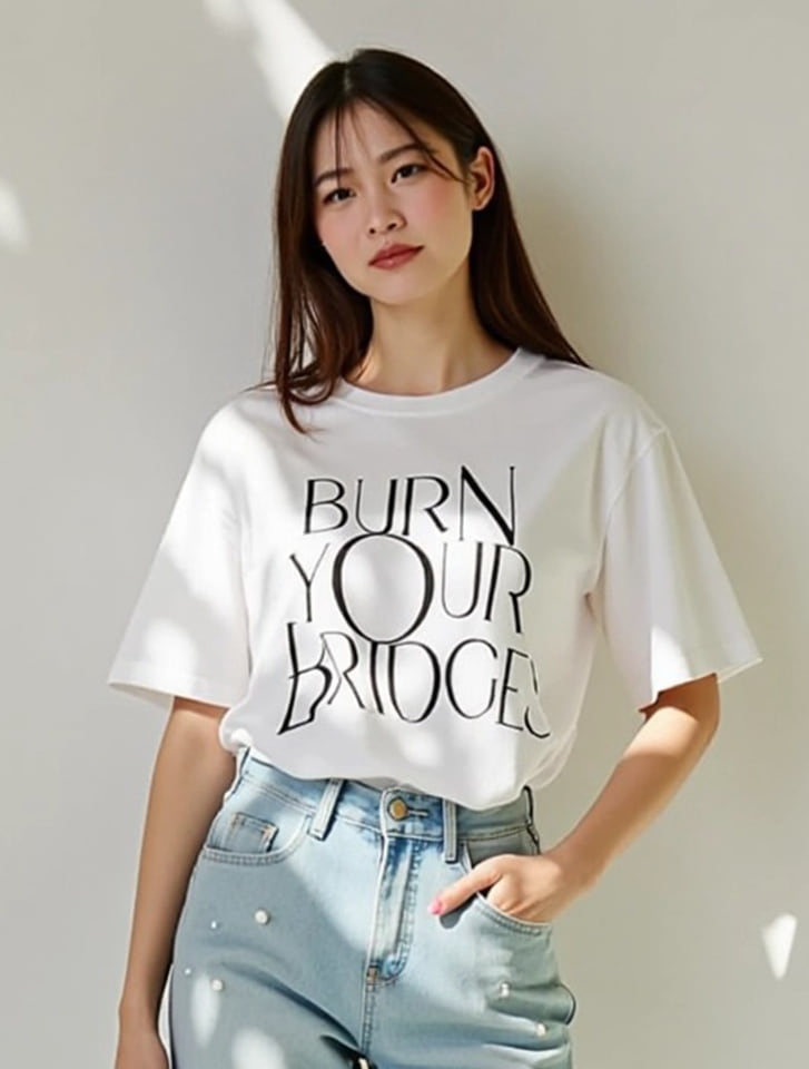 グラフィックロゴTシャツ