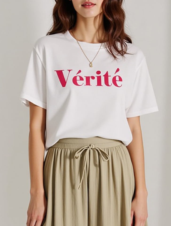 【fifth/フィフス】カラーロゴプリントTシャツ