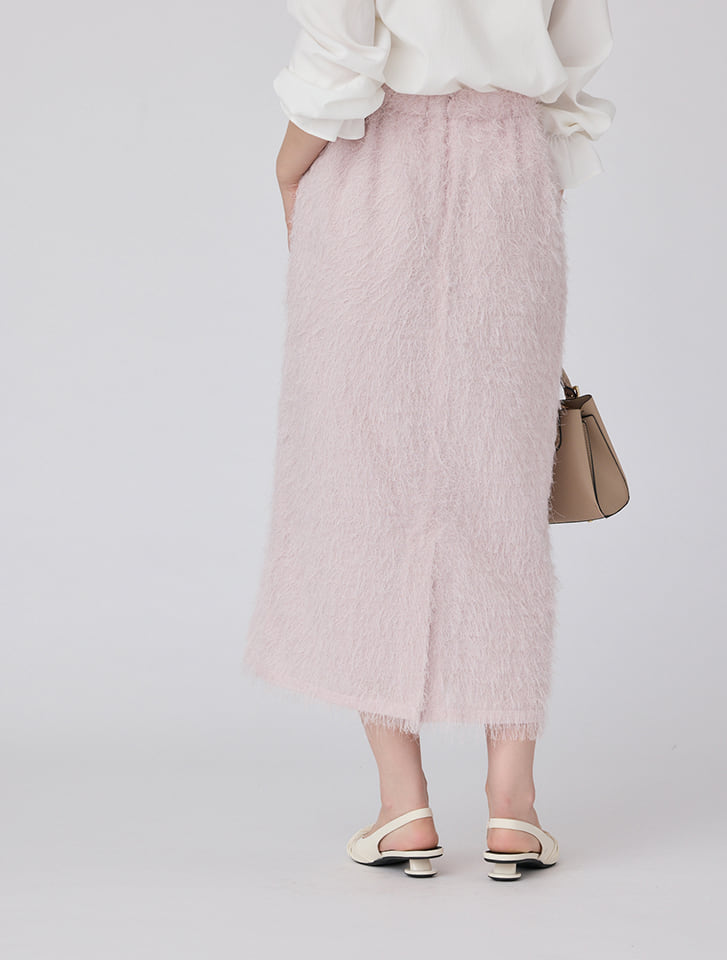 新品 レッドヴァレンティノ ピンク 裾フリル ペプラム スカート 