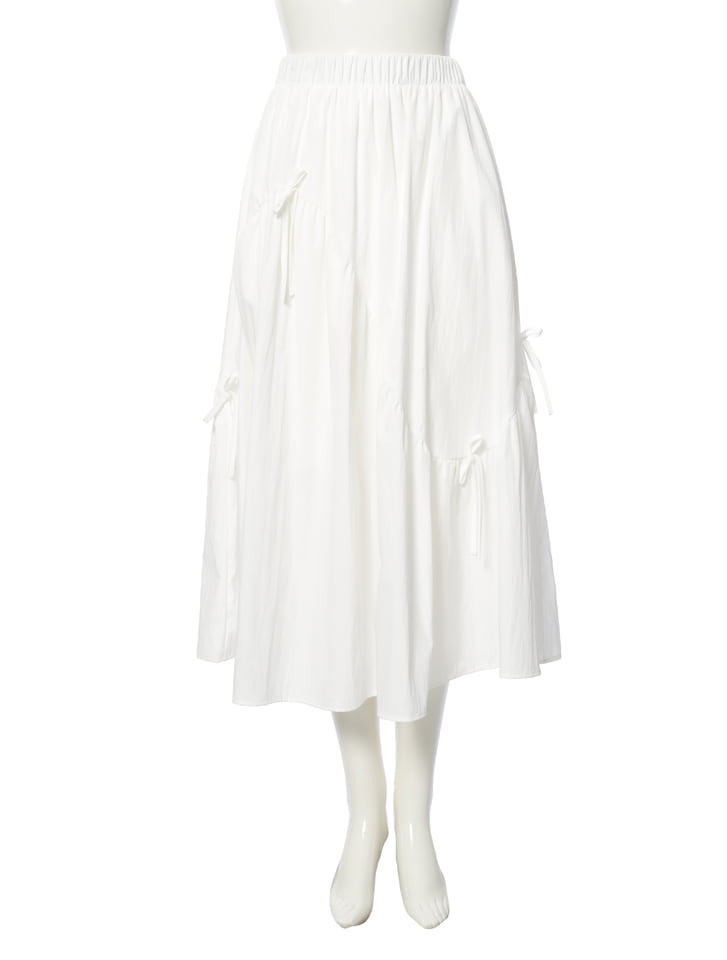 fifth リボンラウンドギャザースカート | 人気レディースファッション