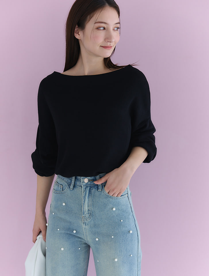 fifth パールストレートデニム | 人気レディースファッション