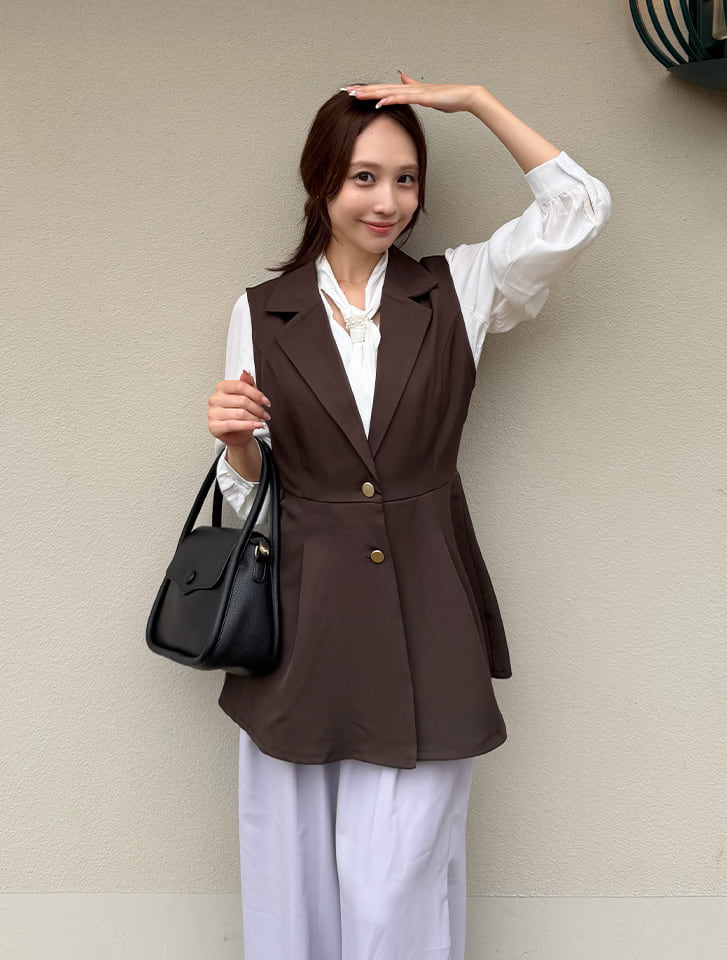 BEEDEN ベストフーディー　ブラック BEEDEN ベストフーディー ブラック オンラインファッション