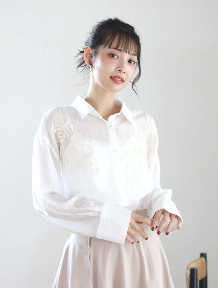 G/FORE レディース シャツ ホワイト ピンク G/FORE レディース シャツ ホワイト ピンク G FORE(ジーフォア