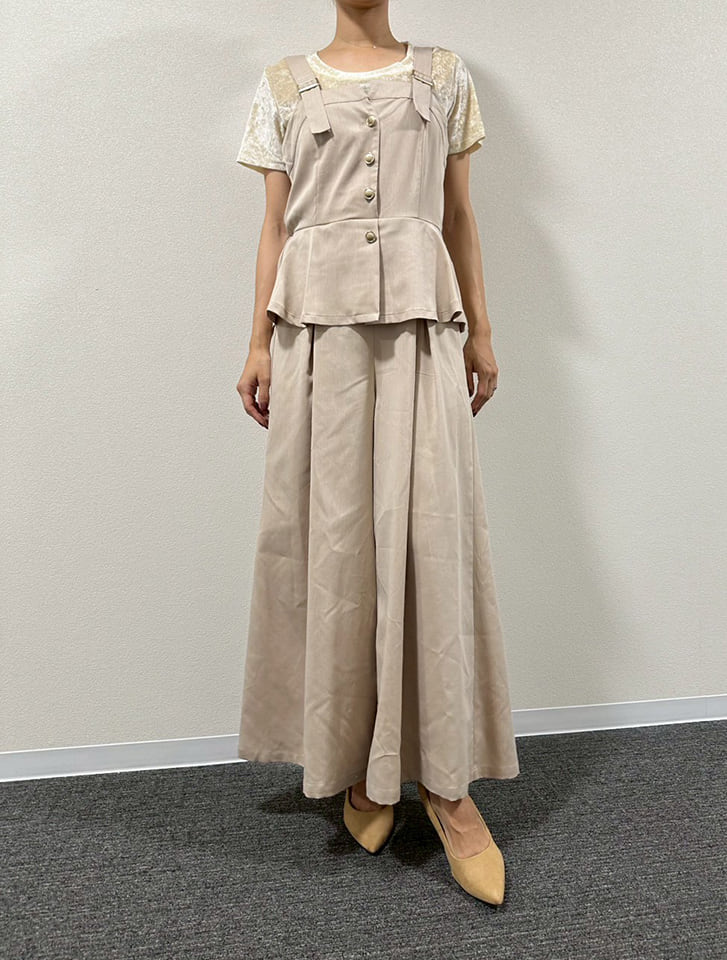 fifth 【U150サイズあり】【cestmignon_mauセレクト】ペプラムビスチェ