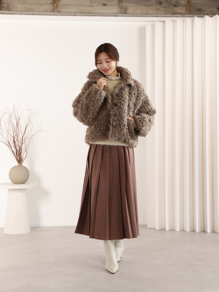 fifth 【kannaセレクト】【U150サイズあり】プリーツAラインスカート