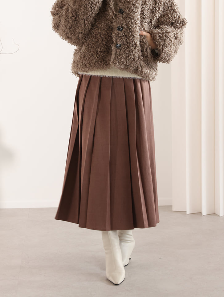 【kannaセレクト】【U150サイズあり】プリーツAラインスカート