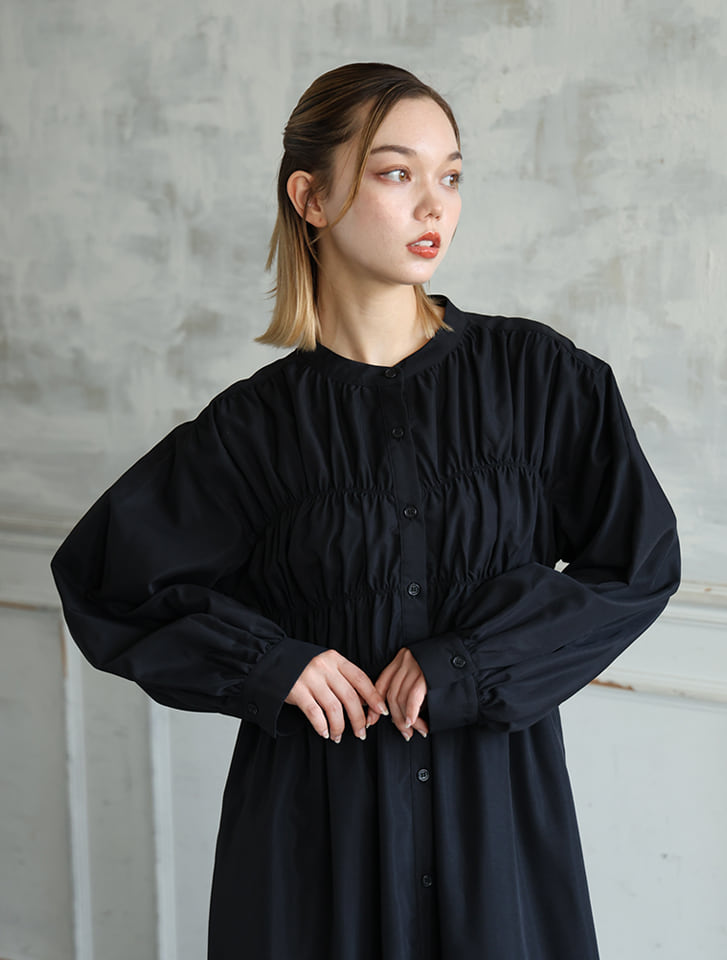 fifth 【U150サイズあり】ビスチェデザイン長袖ワンピース | 人気