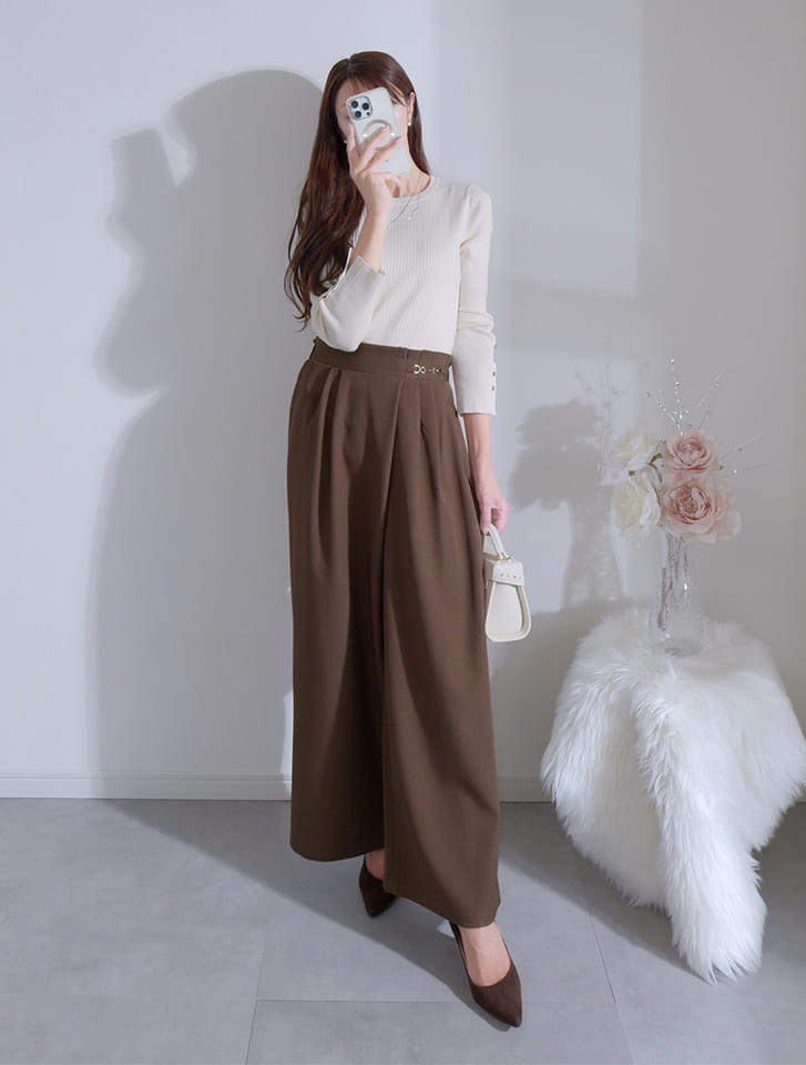 fifth 【MARIAセレクト】 【U150サイズあり】ツータックラップワイド