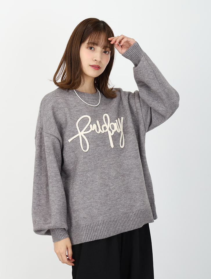 ‼️アルパカさん専用‼️￼ fifth アルパカタッチコード刺繍ニット | 人気レディース