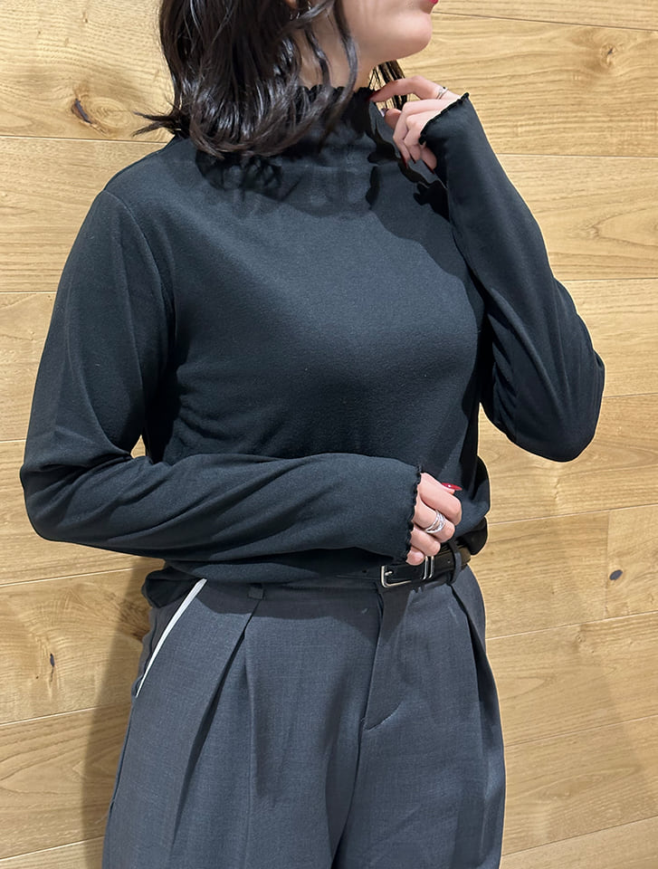 6413【美品】ブリーフィング　ハイネックロンT 裏起毛　ブラック 楽天市場】メンズ ロンt（ブランドブリーフィング）（メンズ