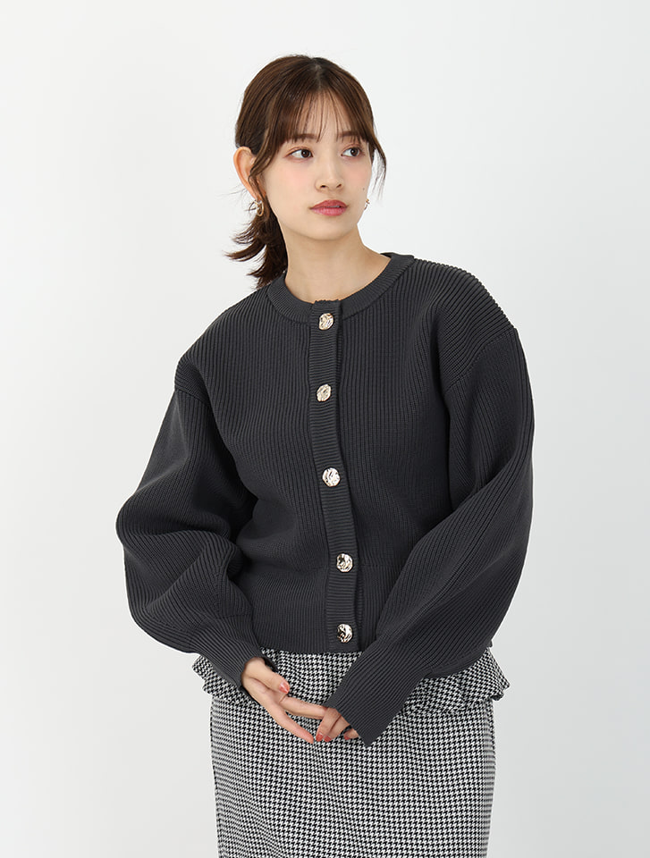 fifth 【kanaセレクト】 ゴールドボタンニットカーディガン | 人気