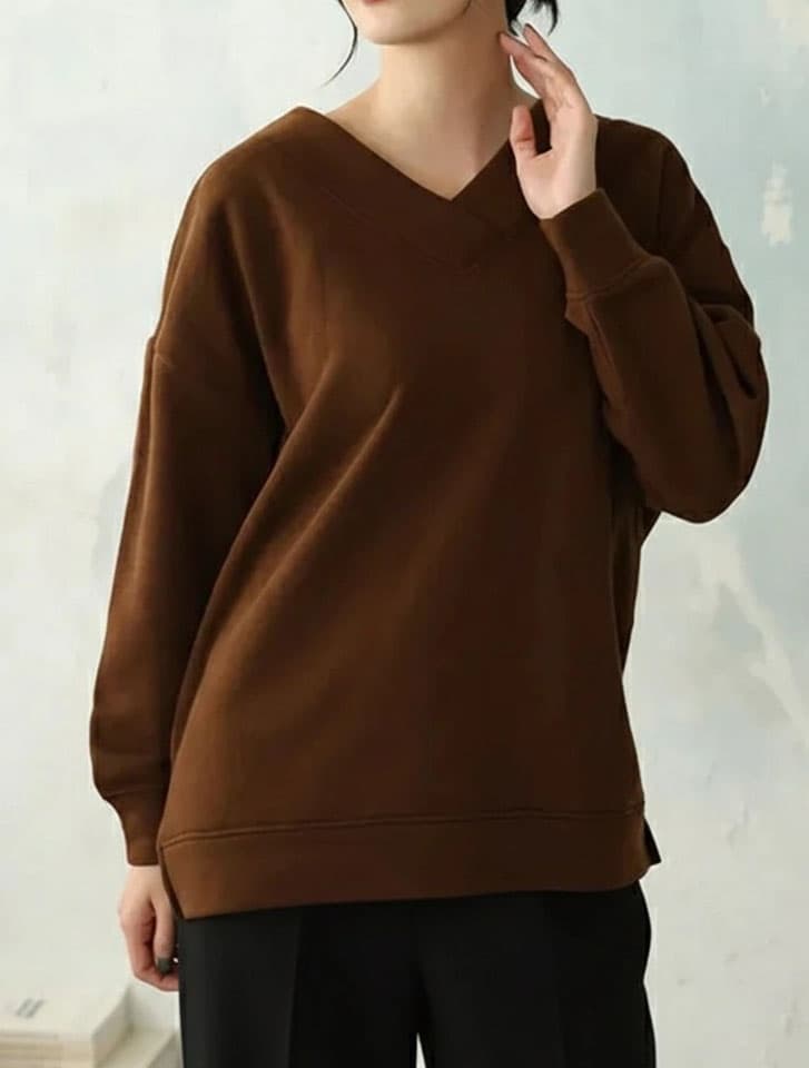 裏起毛カットソー KIREILABO グンゼ キレイラボ カットソー 長袖 裏起毛 レディース 保温