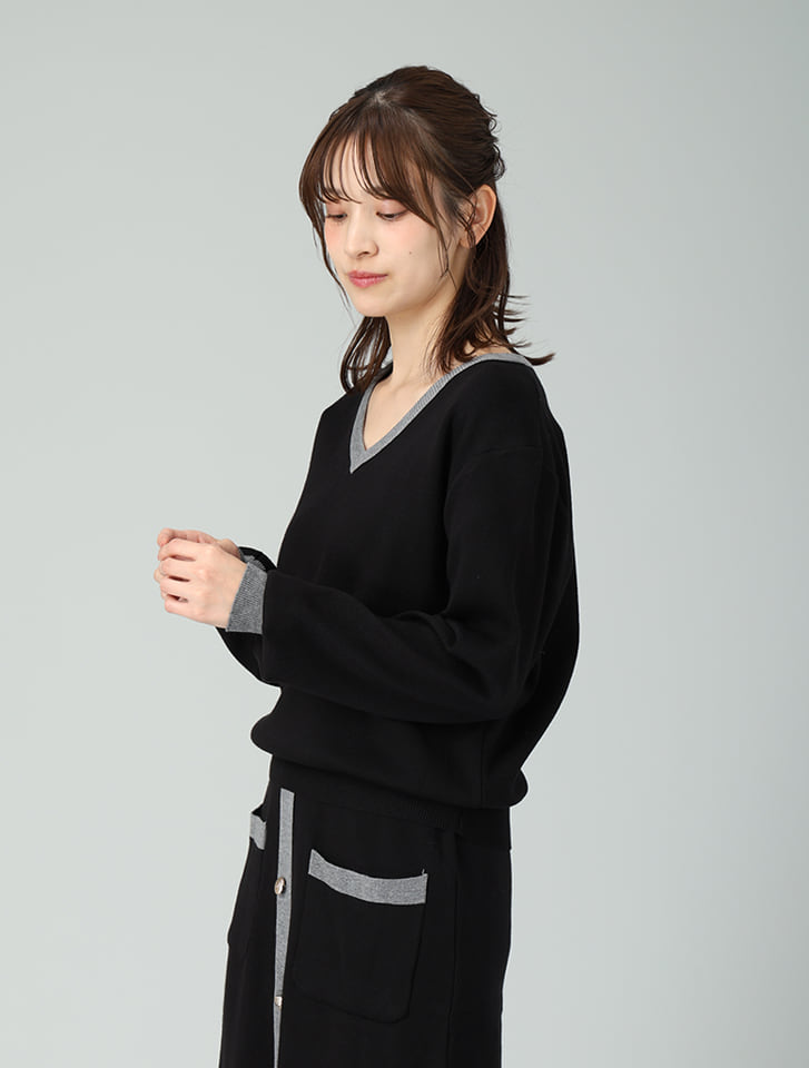fifth 配色ニットセットアップ | 人気レディースファッション通販