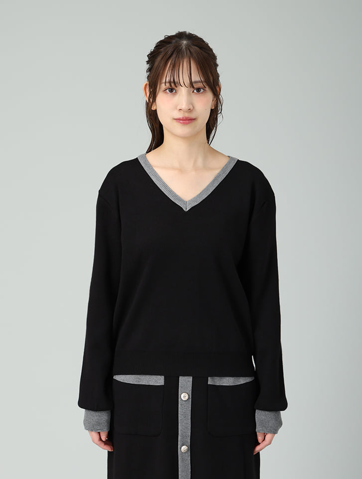 fifth 配色ニットセットアップ | 人気レディースファッション通販
