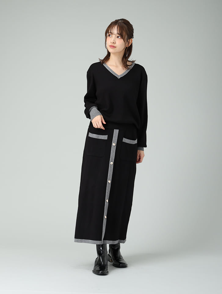 fifth 配色ニットセットアップ | 人気レディースファッション通販