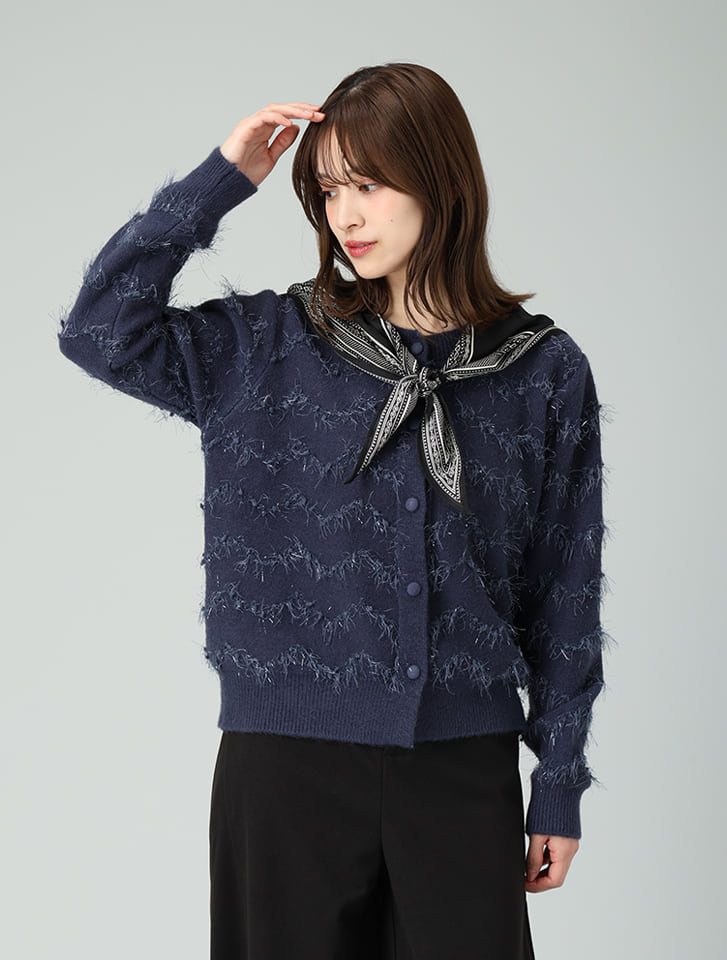 ニットカーディガン