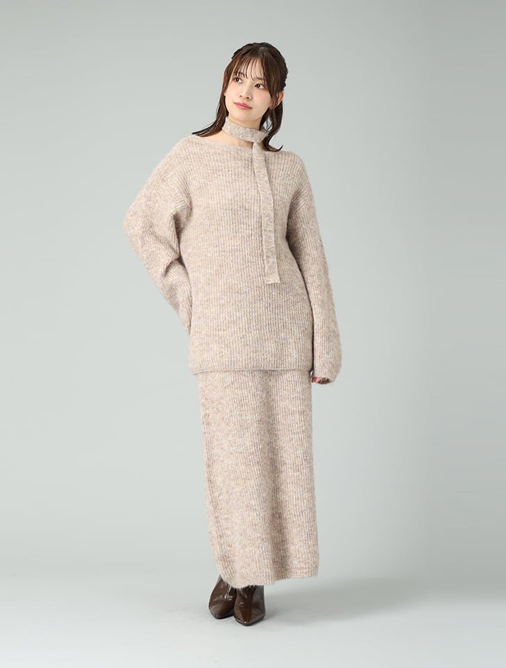 fifth 【タイ付き】ニットセットアップ | 人気レディースファッション