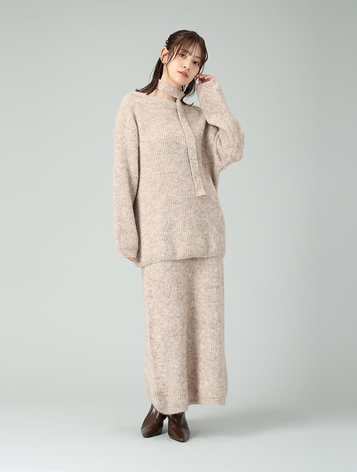fifth 【タイ付き】ニットセットアップ | 人気レディースファッション