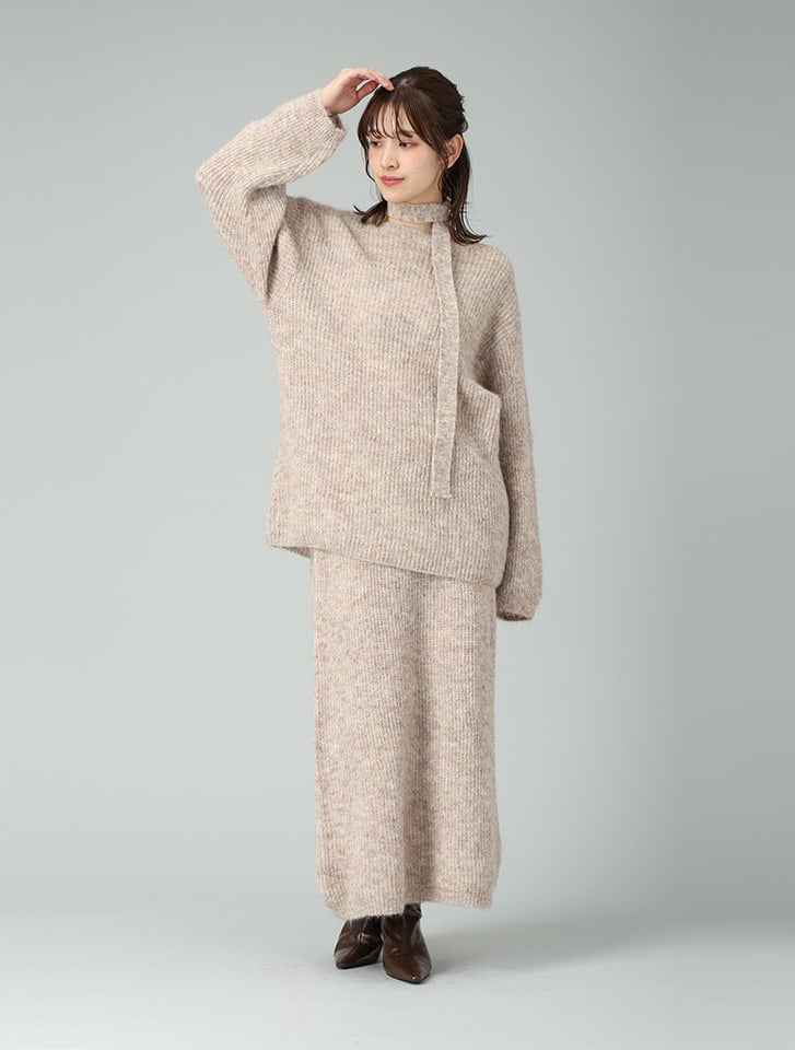 fifth 【タイ付き】ニットセットアップ | 人気レディースファッション