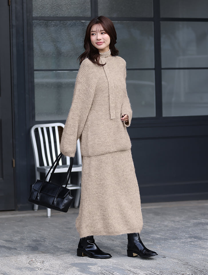 fifth 【タイ付き】ニットセットアップ | 人気レディースファッション