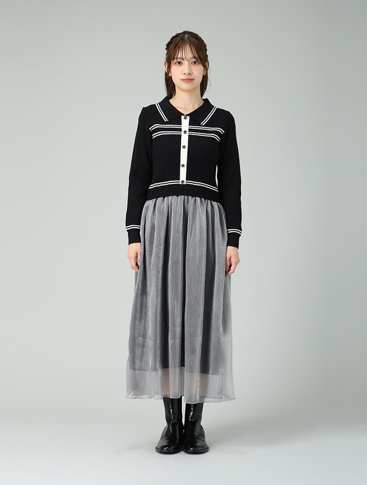 fifth ドッキングポロニットワンピース | 人気レディースファッション