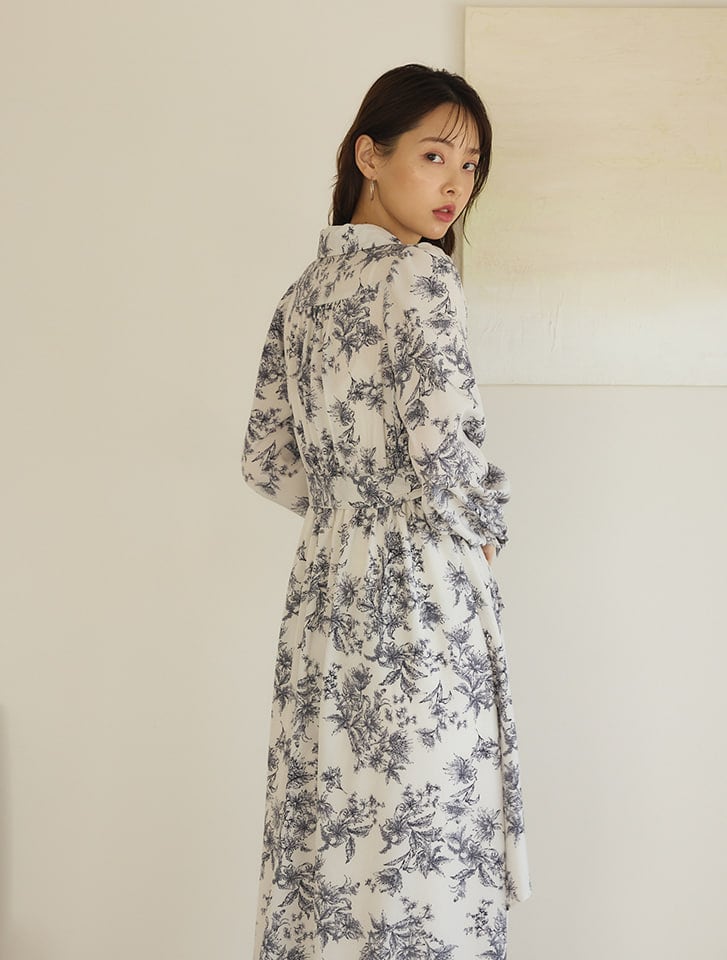 favoriteアシンメトリーワンピース 小花アシンメトリーワンピース ｜ Favoriteオリジナル