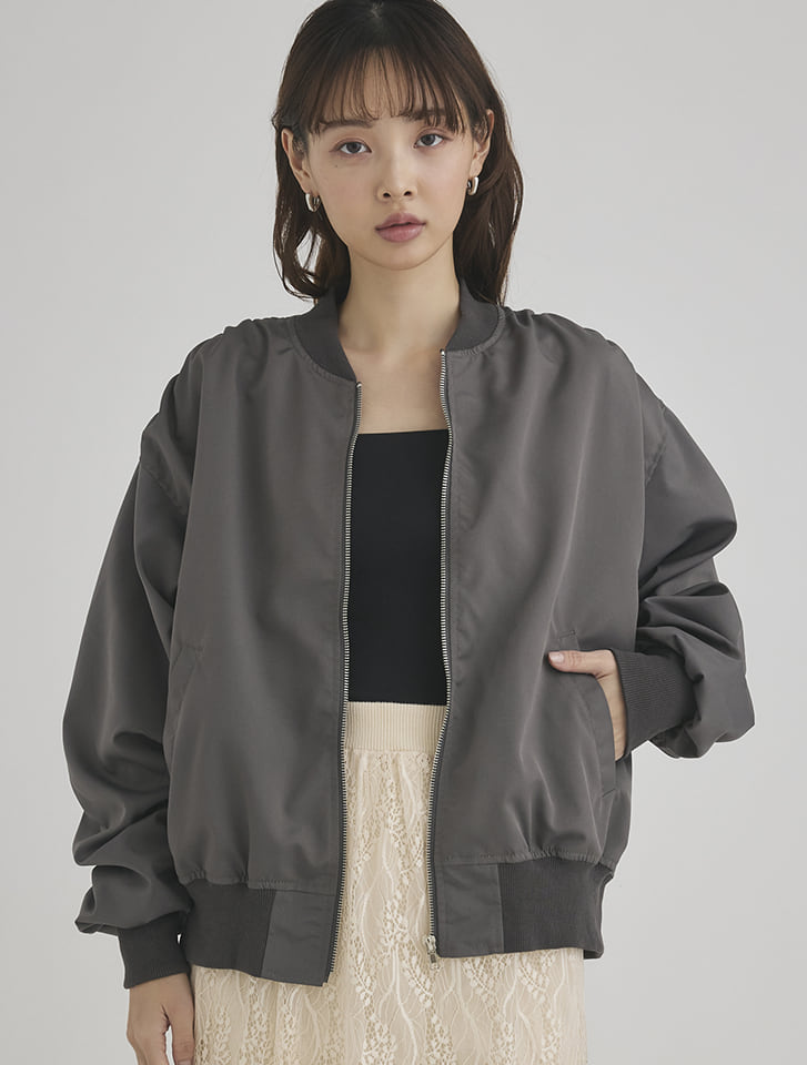 fifth バックギャザーMA-1ブルゾン | 人気レディース fifth バックギャザーMA-1ブルゾン | 人気レディース