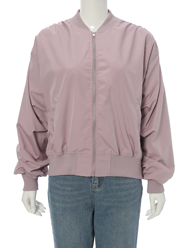 seivson MA-1 ブルゾン ジャケット ショート丈 ピンク MA-1-Unisex