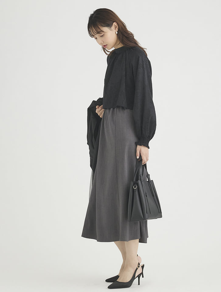 fifth レースブラウスレイヤード風ドッキングワンピース | 人気