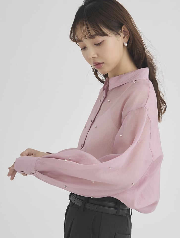 本日のみお値下げ♡8000円→7000円スコットクラブ購入 シアートップス FREAK'S STORE/シアー フロッキー ハイネック プルオーバー