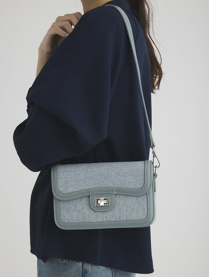 fifth ツイードフラップショルダーバッグ | 人気レディース