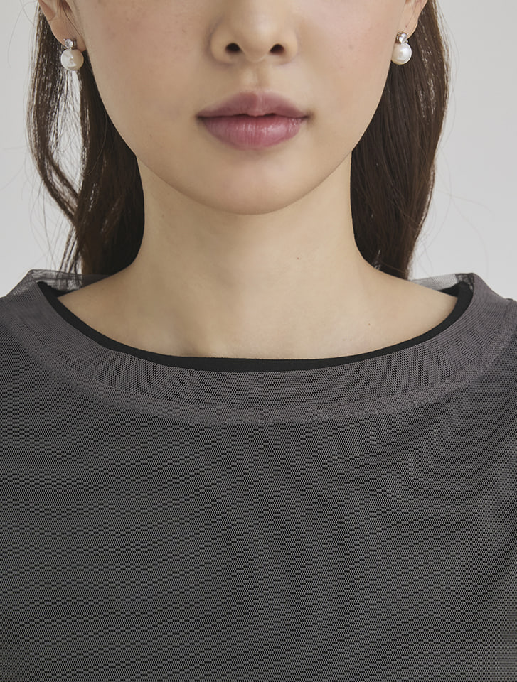 fifth チュール×長袖Tシャツセット | 人気レディース