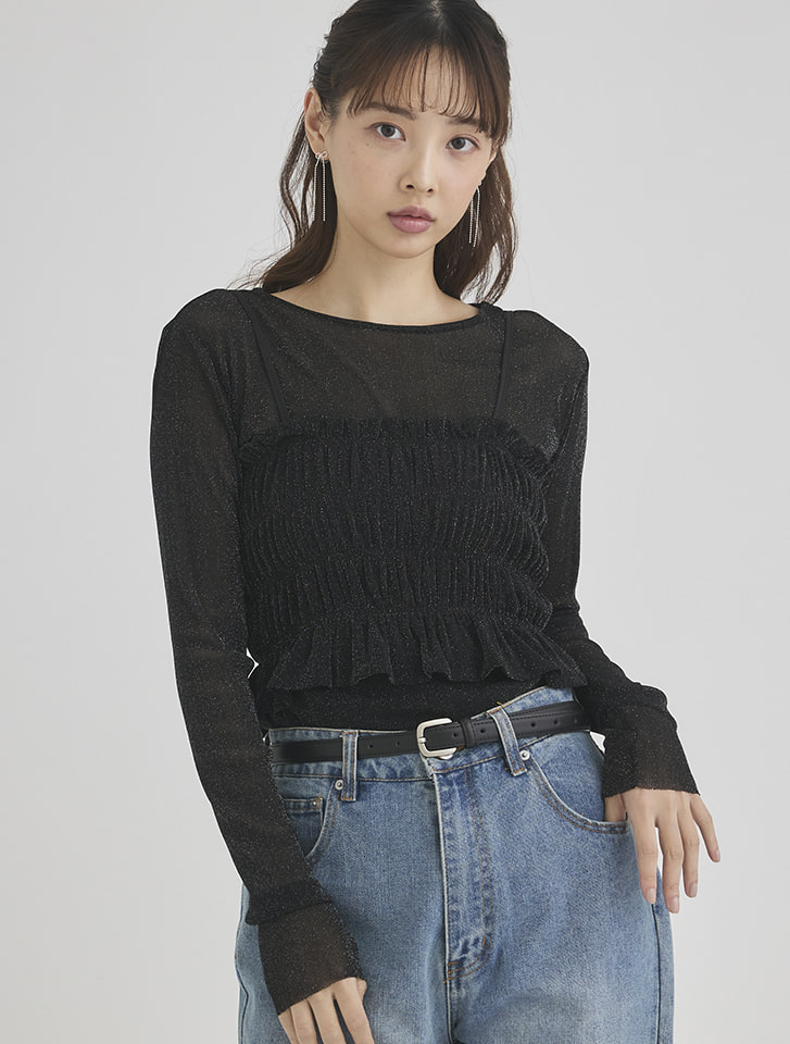 【初回限定】 fifth ビスチェセットシアートップス | 人気レディース トップス