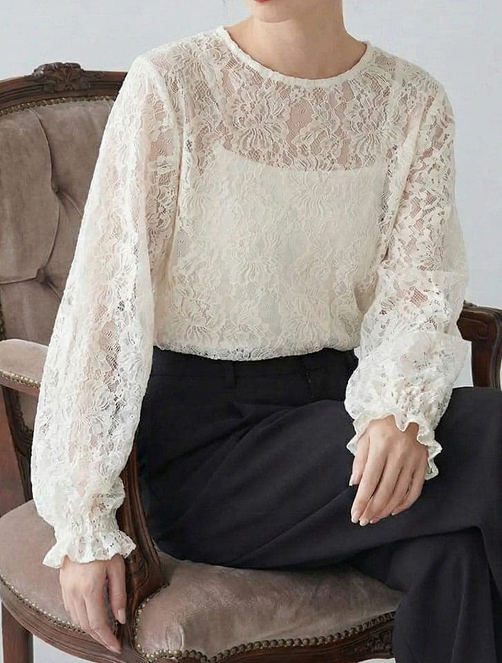 fifth フロッキーレースブラウス | 人気レディースファッション通販