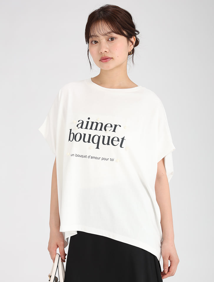 【fifth/フィフス】パールプリントTシャツ 【fifth/フィフス】パールプリントTシャツ