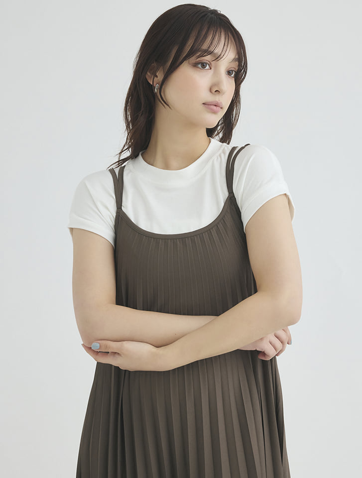 fifth 【cestmignon_mauセレクト】プリーツキャミワンピース fifth 【cestmignon_mauセレクト】プリーツキャミワンピース