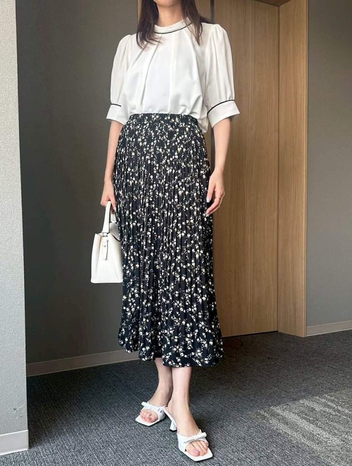 fifth フラワープリントプリーツスカート | 人気レディース