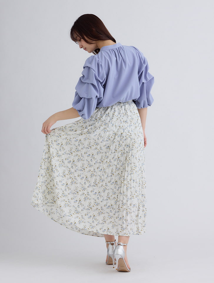 fifth フラワープリントプリーツスカート | 人気レディース