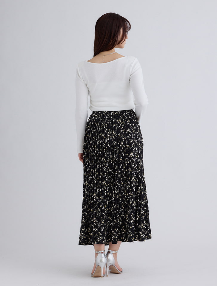 fifth フラワープリントプリーツスカート | 人気レディース