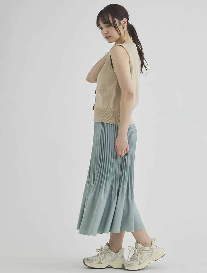 fifth 消しプリーツウエストゴムスカート | 人気レディース