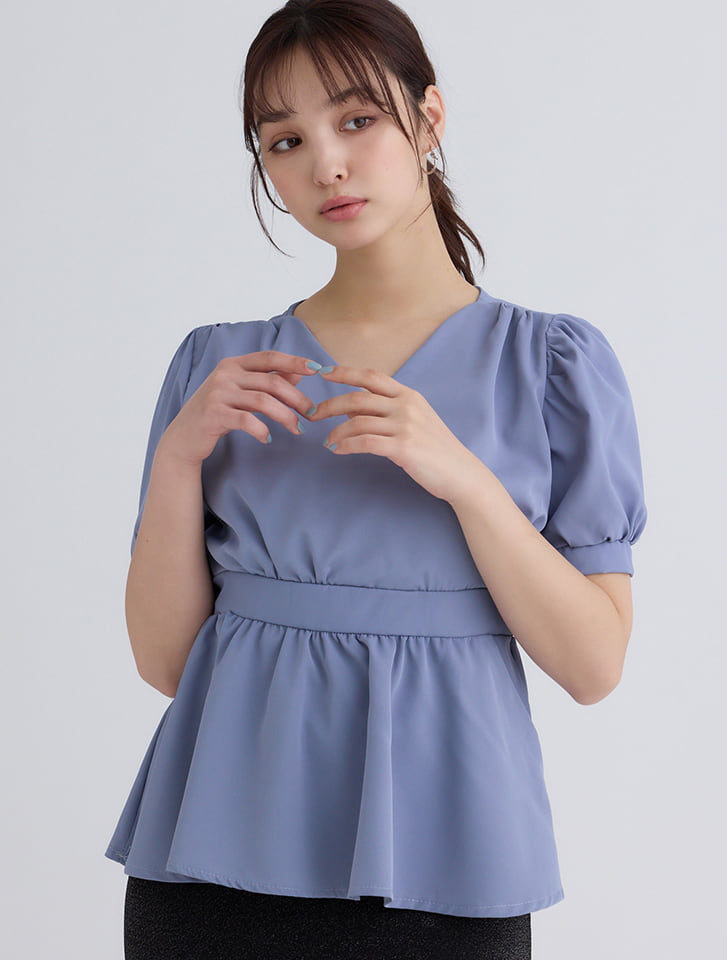 Uhr Cachecoeur Tunic Dress　カシュクール　ペプラム　綿 Uhr Cachecoeur Tunic Dress カシュクール ペプラム 綿（Cache