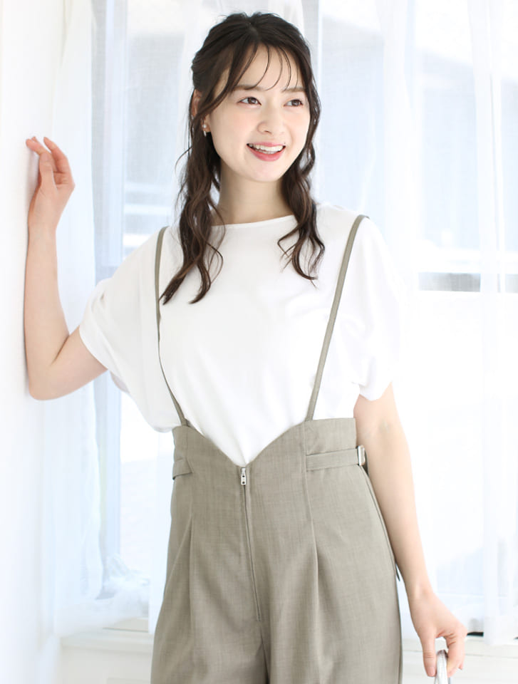【fifth/フィフス】【接触冷感】袖口折り返しデザインTシャツ 【fifth/フィフス】【接触冷感】袖口折り返しデザインTシャツ